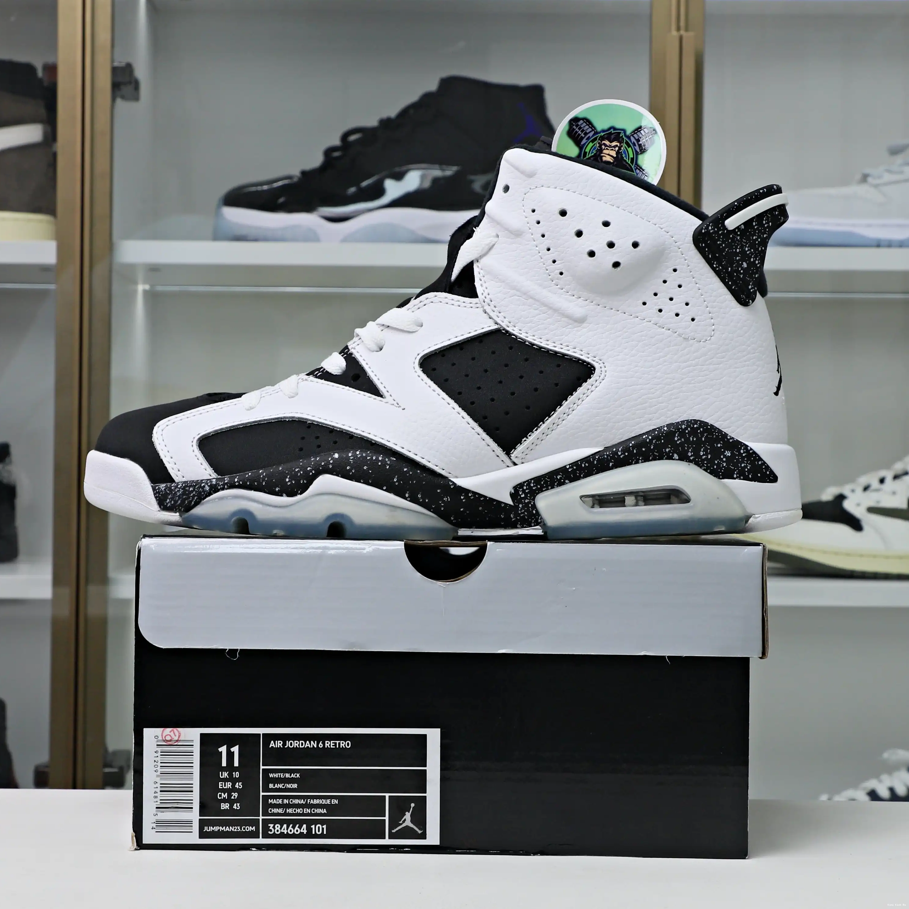 Kimikick Jordan Jordan Oreo Air Retro 6 0821